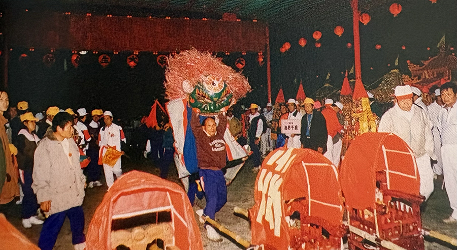 內惟鎮安宮宋江獅陣參拜